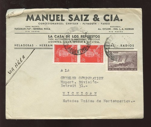 Argentina 1956 advert - argentina, cover